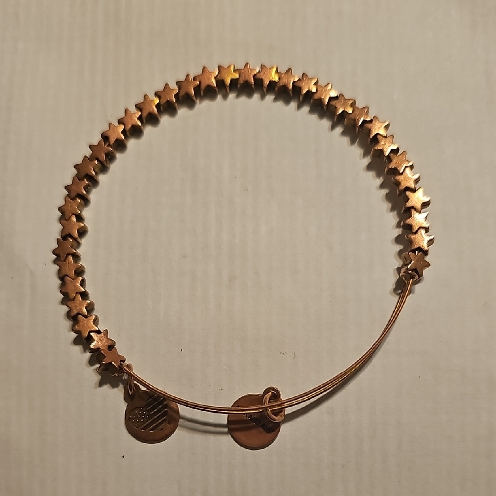 Alex and Ani Gold Star Charm Bracelet